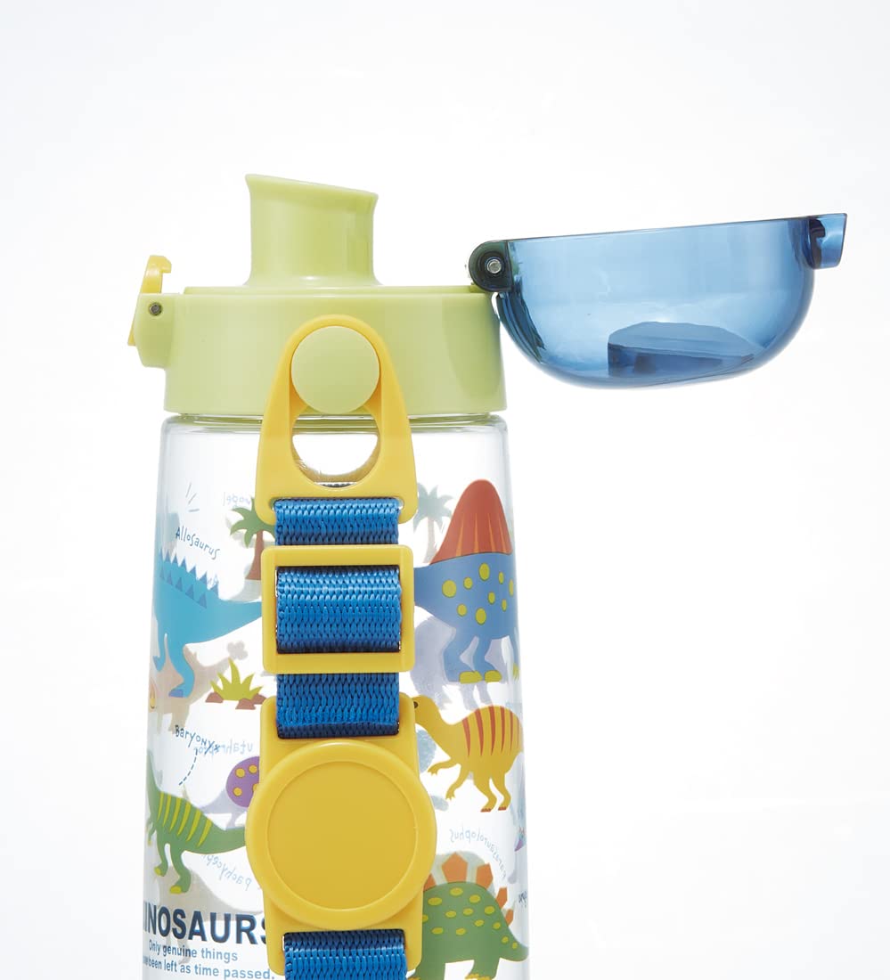 Skater 500ml Dinosaur Picture Water Bottle - One-Push Kids Boys Hydration Pddr5- Japan Figure Store - #1 Bring To You The Best Japanese Goods