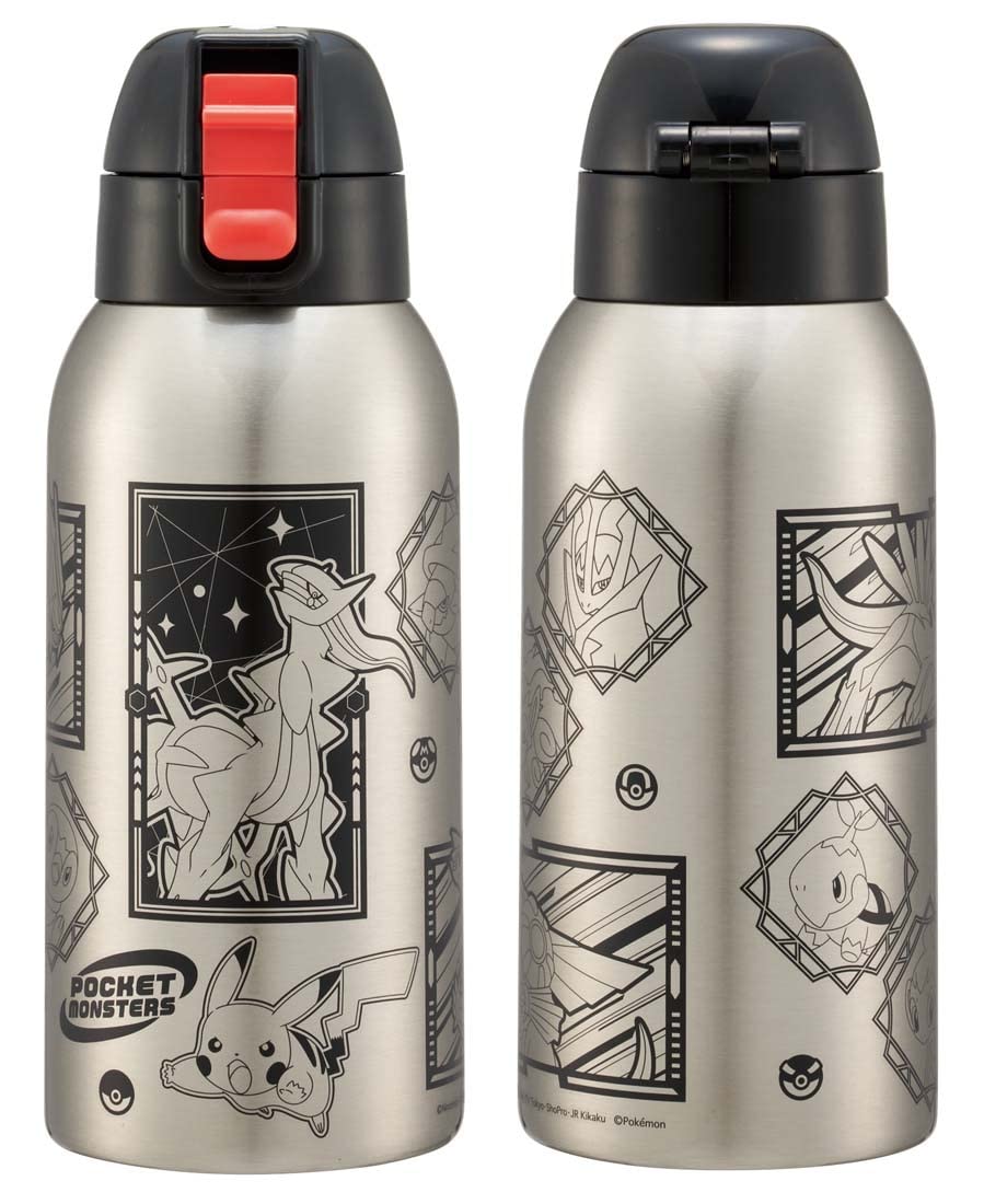 Skater Pokemon Stainless Steel Water Bottle 600ml with Cover for Kids Kstch6-A- Japan Figure Store - #1 Bring To You The Best Japanese Goods