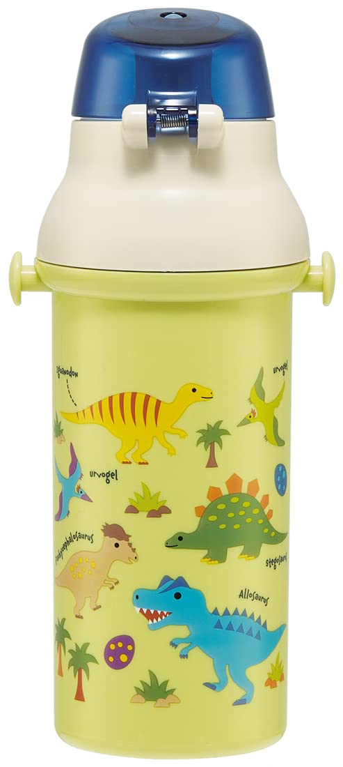 Skater Dinosaur 480ml Antibacterial Plastic Water Bottle for Boys Kids Made in Japan- Japan Figure Store - #1 Bring To You The Best Japanese Goods