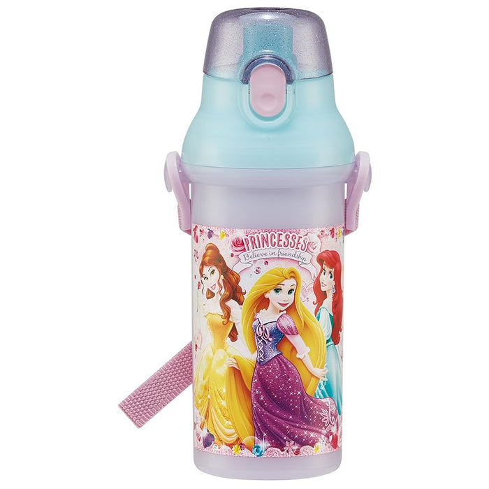 Skater Disney Princess 24 Antibacterial Lightweight Water Bottle 480ml Made in Japan Child Friendly for Kids- Japan Figure Store - #1 Bring To You The Best Japanese Goods