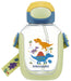 Skater 530ml Kids Water Bottle with Dinosaur Picture & Push Straw for Girls- Japan Figure Store - #1 Bring To You The Best Japanese Goods