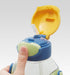 Skater 530ml Kids Water Bottle with Dinosaur Picture & Push Straw for Girls- Japan Figure Store - #1 Bring To You The Best Japanese Goods