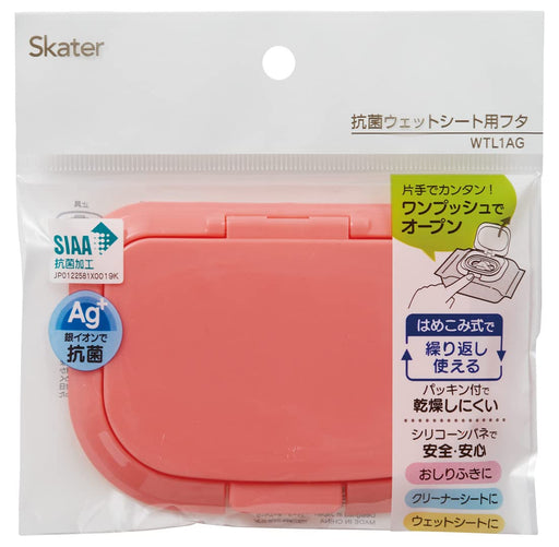 Skater Pink Wet Wipes Lid Cover Hand Wipes Wet Sheet Lid - Wtl1Ag-A- Japan Figure Store - #1 Bring To You The Best Japanese Goods