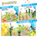 Skirfy 3-In-1 Educational Board Game for Kids with Dinosaurs and Soldiers- Japan Figure Store - #1 Bring To You The Best Japanese Goods