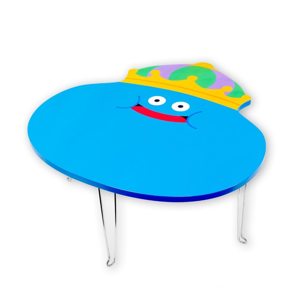Square Enix Smile Slime Folding Table King Slime Portable and Durable