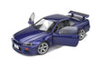 Solid Solido Nissan Skyline GT-R R34 1/18 Minicar 1999 Midnight Purple- Japan Figure Store - #1 Bring To You The Best Japanese Goods