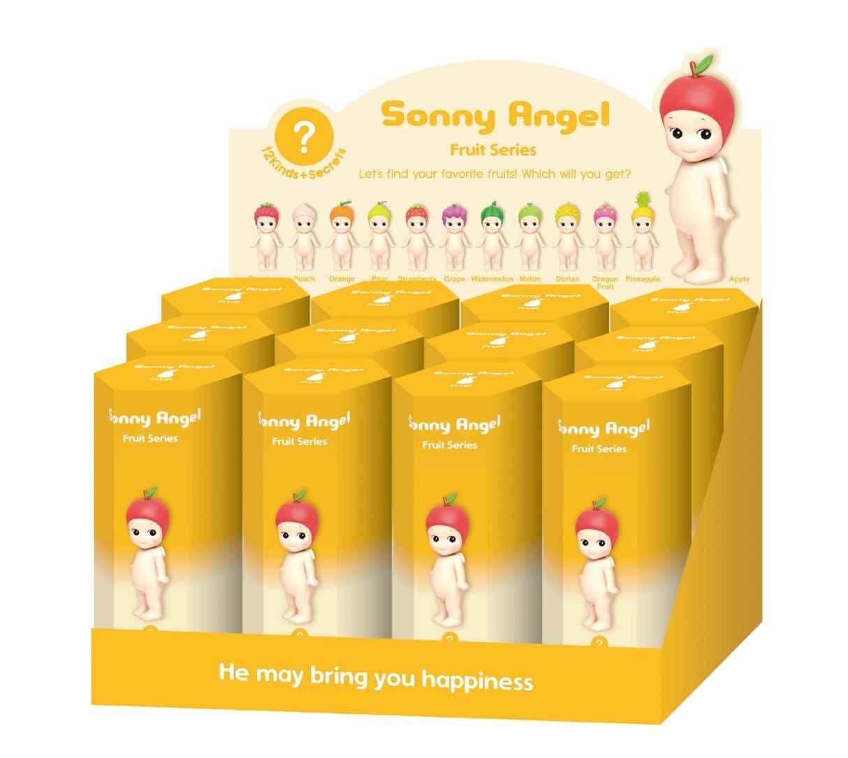 Sonny Angel Mini Figures Fruit Series Box - 12 Piece Set Sas65380Assort