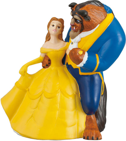 Sun Art Disney Beauty and the Beast Belle Beast Piggy Bank SAN2738 Yellow- Japan Figure Store - #1 Bring To You The Best Japanese Goods
