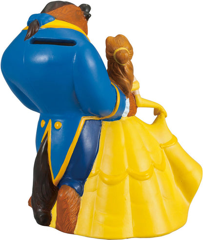Sun Art Disney Beauty and the Beast Belle Beast Piggy Bank SAN2738 Yellow- Japan Figure Store - #1 Bring To You The Best Japanese Goods