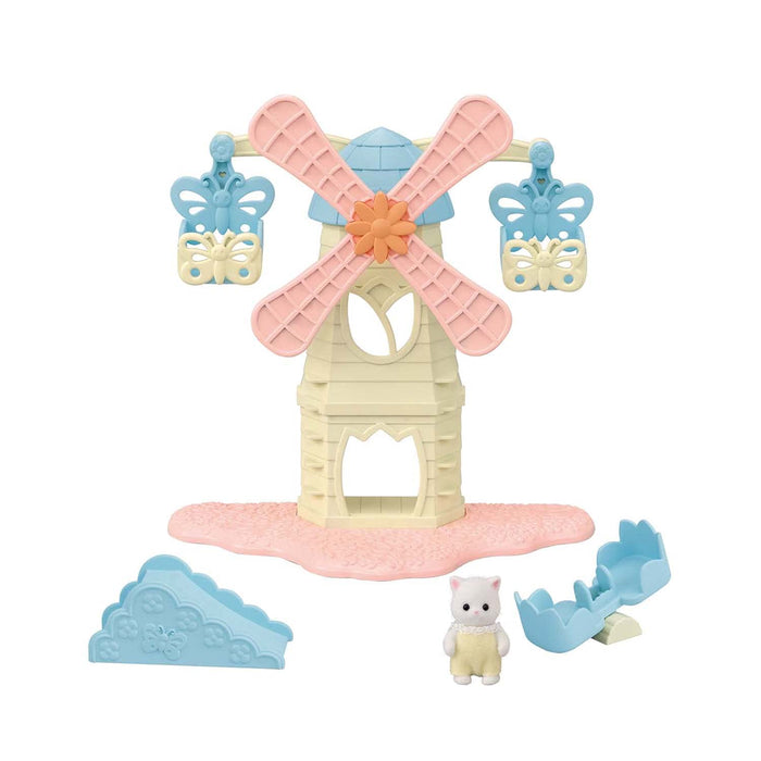 Epoch Sylvanian Families Flower Windmill Play Area Playground Ages 3+- Japan Figure Store - #1 Bring To You The Best Japanese Goods