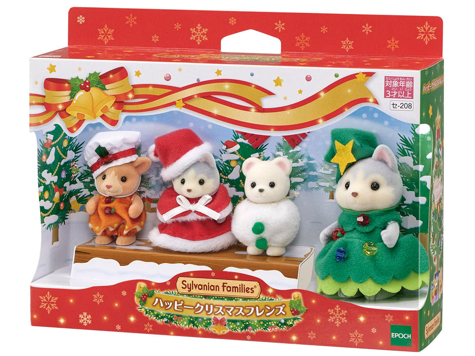 Epoch Sylvanian Families Christmas Friends Toy Dollhouse SE-208 Age 3+- Japan Figure Store - #1 Bring To You The Best Japanese Goods
