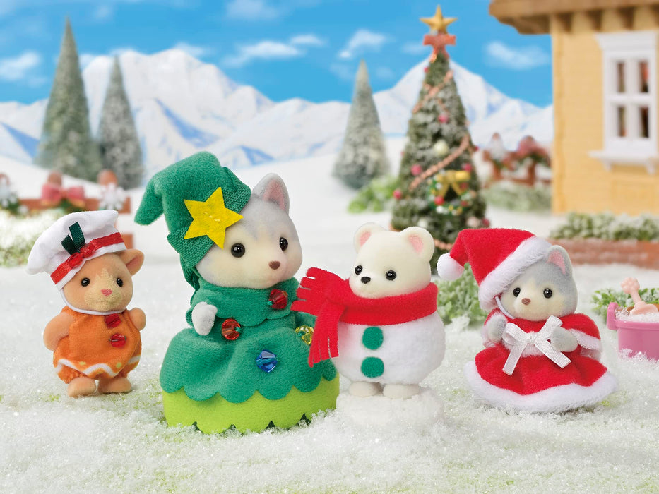 Epoch Sylvanian Families Christmas Friends Toy Dollhouse SE-208 Age 3+- Japan Figure Store - #1 Bring To You The Best Japanese Goods