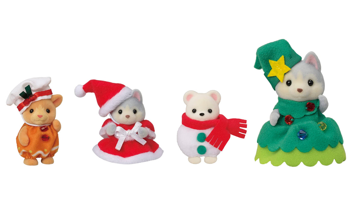 Epoch Sylvanian Families Christmas Friends Toy Dollhouse SE-208 Age 3+- Japan Figure Store - #1 Bring To You The Best Japanese Goods