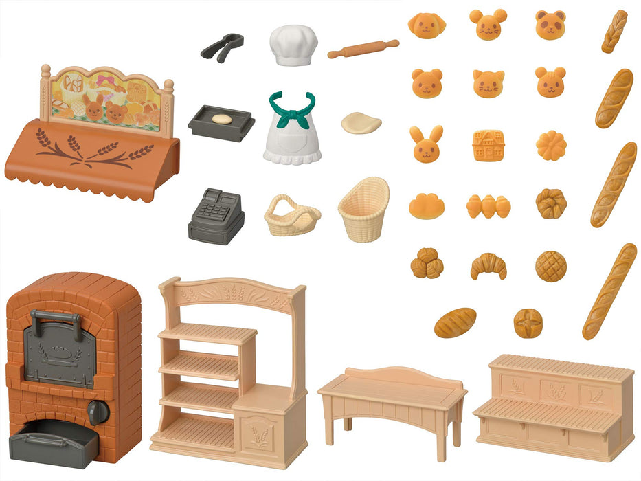 Epoch Sylvanian Families First Bakery Set Mi-88 St Mark Ages 3+ Dollhouse Toy- Japan Figure Store - #1 Bring To You The Best Japanese Goods