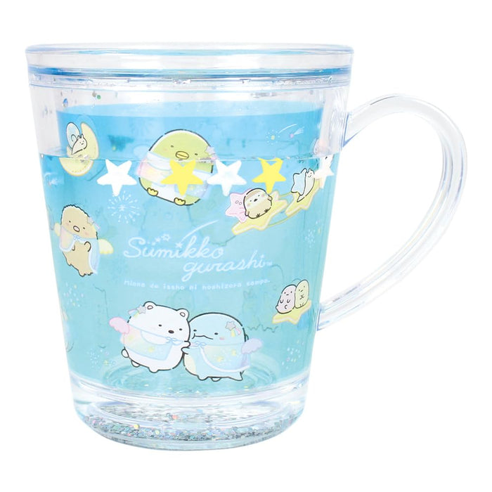 T'S Factory Sumikko Gurashi 190ml Blue Water Cup Starry Sky Walk- Japan Figure Store - #1 Bring To You The Best Japanese Goods