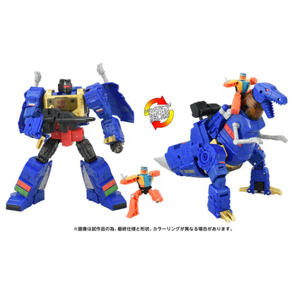 Takara Tomy T-Spark Transformers Aotp-09 Grimlock G2 & Wheelie Action Figures
