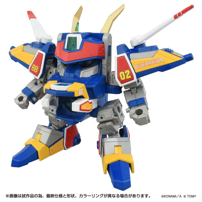 Takara Tomy T-Spark Toyrise Dmb-02 Blue Braver Movable Action Figure