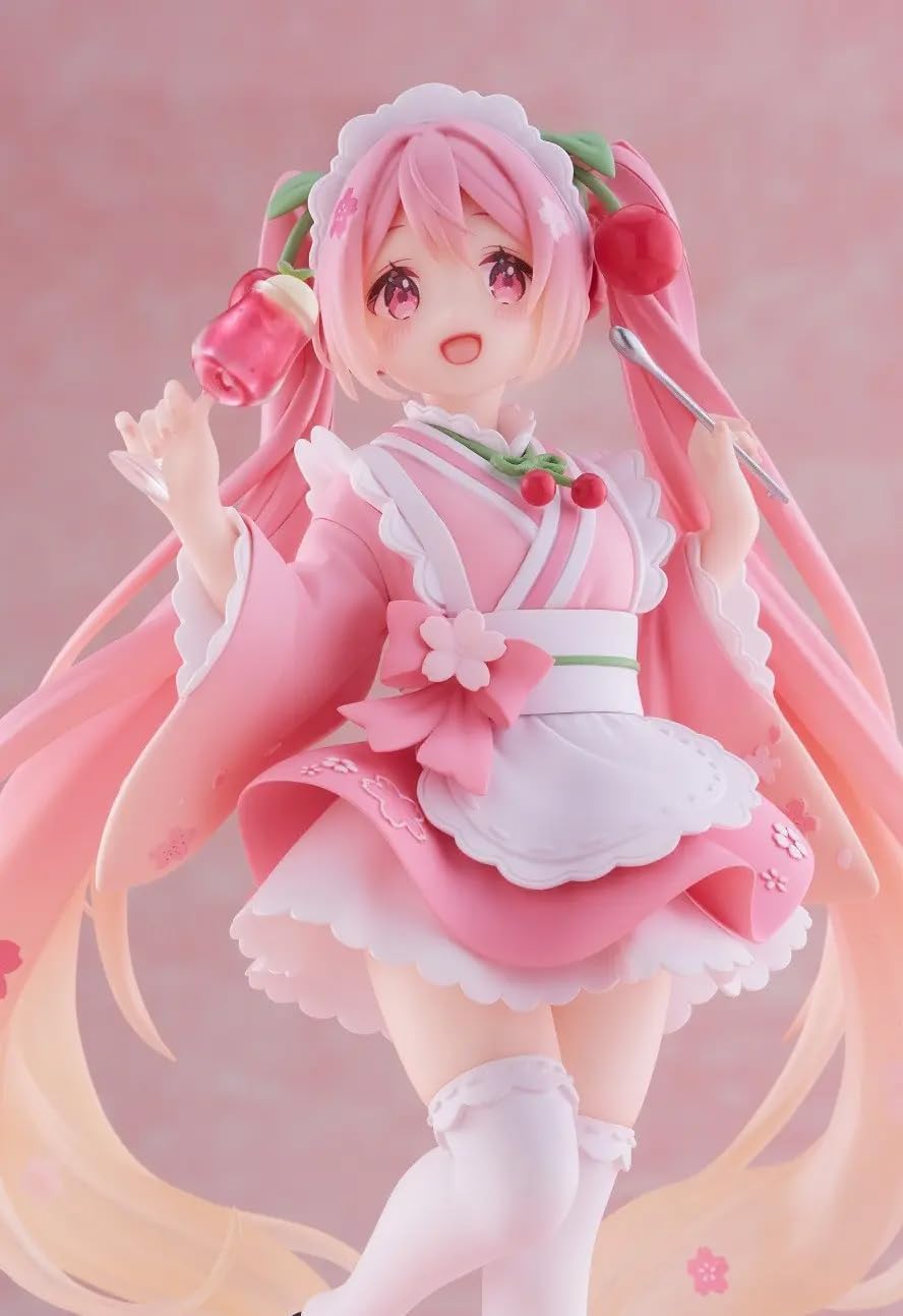 Taito Sakura Miku Coreful Figure Original Japanese Style Cafe Version Collectible- Japan Figure Store - #1 Bring To You The Best Japanese Goods