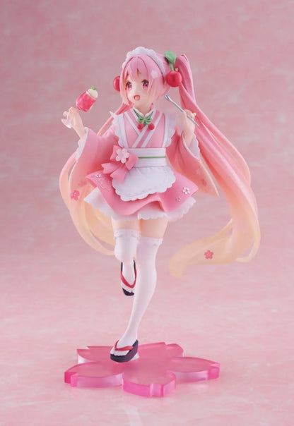 Taito Sakura Miku Coreful Figure Original Japanese Style Cafe Version Collectible- Japan Figure Store - #1 Bring To You The Best Japanese Goods