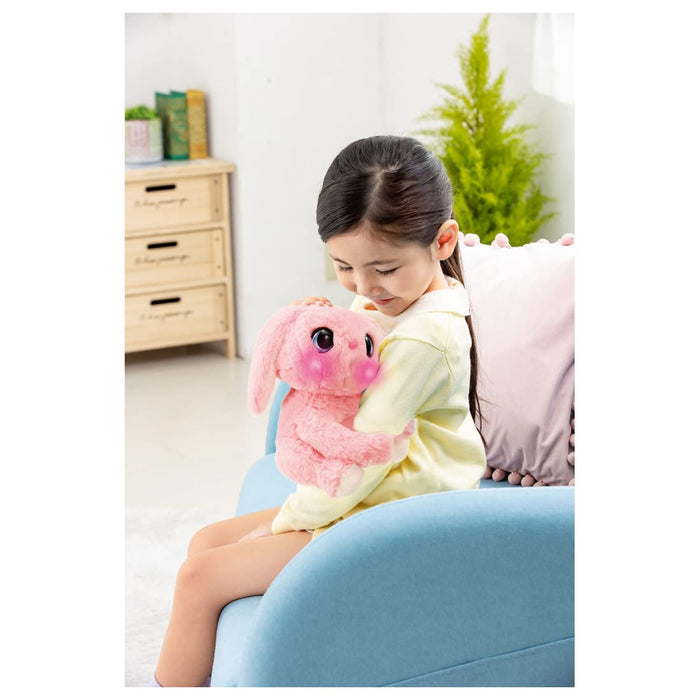 Takara Tomy Hug Me Tightly Pampered Rabbit Soft Plush Toy for Kids- Japan Figure Store - #1 Bring To You The Best Japanese Goods