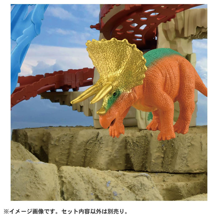 Takara Tomy Ania Triceratops Dinosaur Toy for Ages 3 and Up