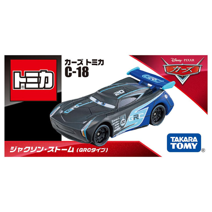 Takara Tomy Disney Cars C-18 Jackson Storm Mini Toy Car for Ages 3+