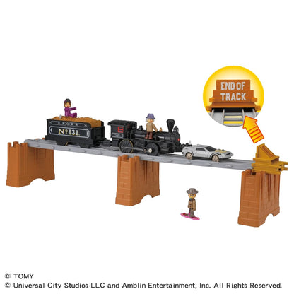 Takara Tomy Plarail Back to the Future Steam Locomotive Toy for Ages 3+