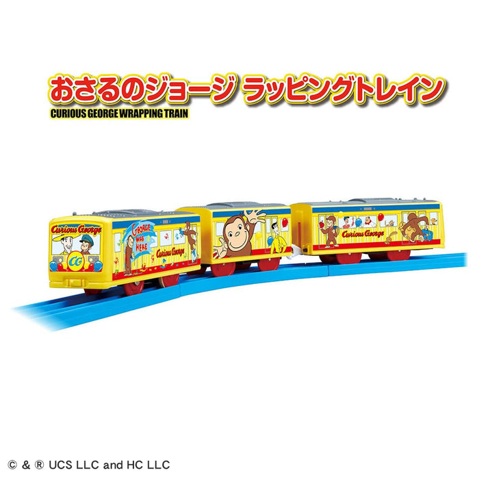 Takara Tomy Plarail Curious George Train Toy for Kids Ages 3 and Up