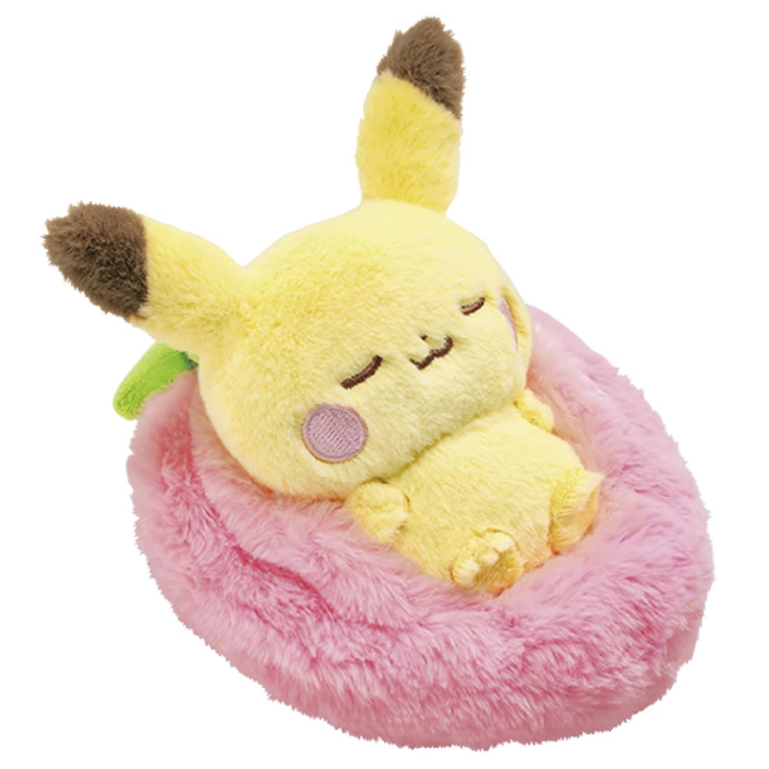 Pikachu en peluche dormant de Takara Tomy Pokemon - Édition Pokepeace Fruit