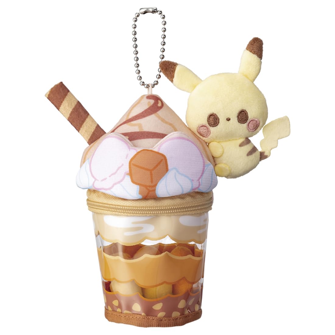 Pikachu en peluche Caramel Parfait, jouet de collection Takara Tomy Pokémon