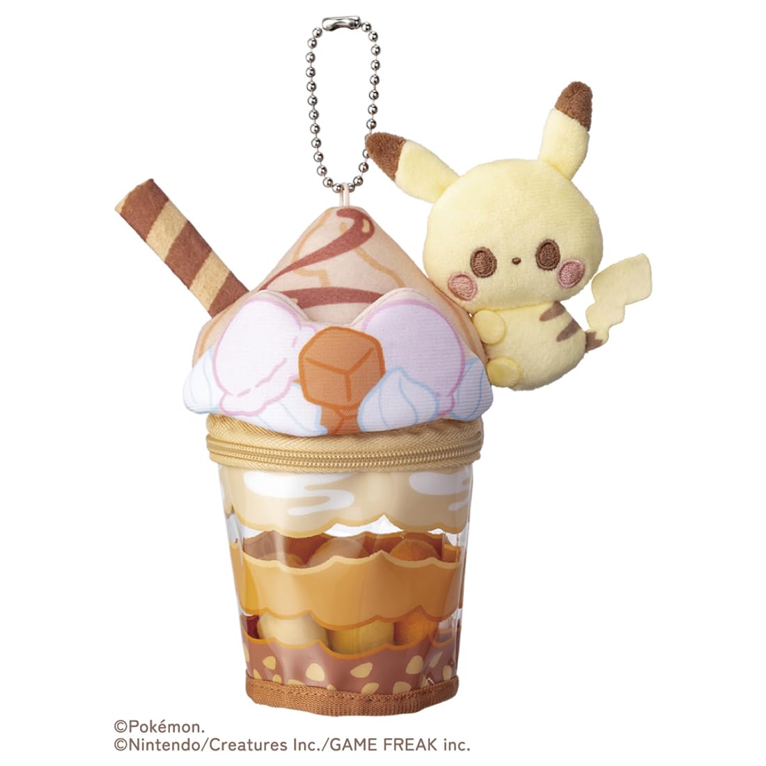 Pikachu en peluche Caramel Parfait, jouet de collection Takara Tomy Pokémon
