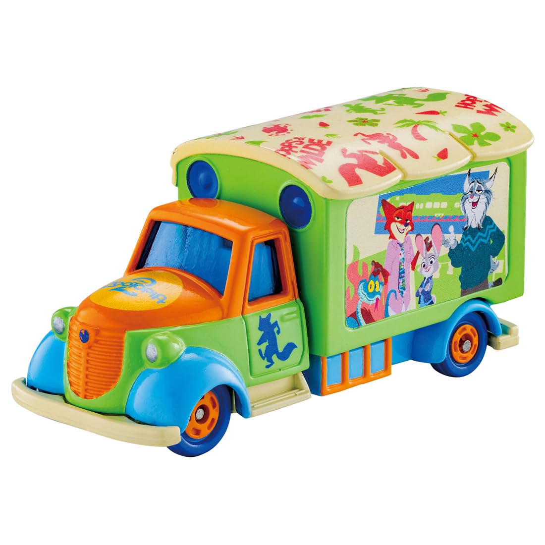 Takara Tomy Disney Zootopia 2 Goody Carry, mini voiture jouet, dès 3 ans.