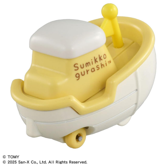 Takara Tomy Dream Tomica Sumikkogurashi Boat Cat Car Toy for Ages 3+