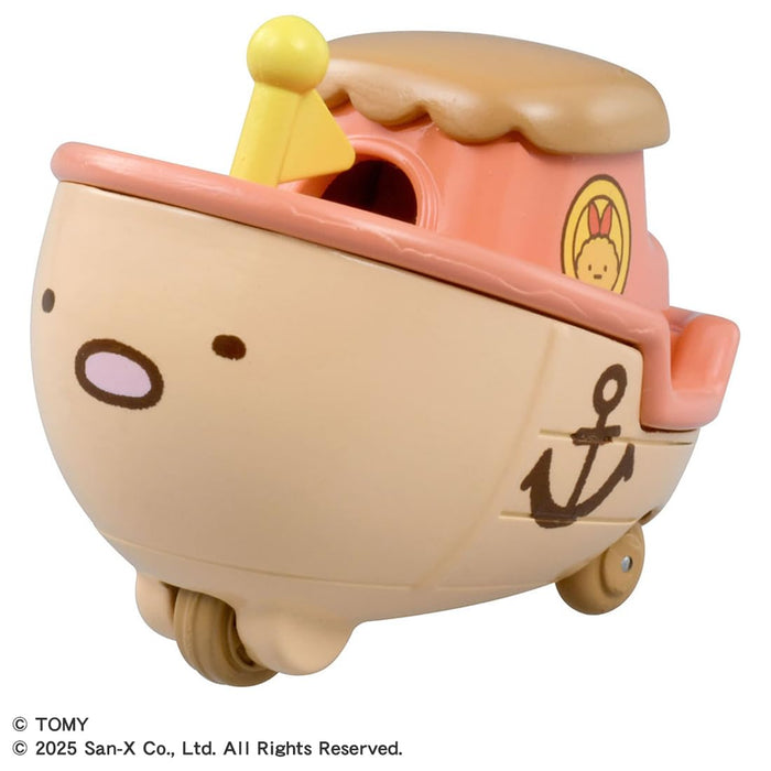 Takara Tomy Dream Tomica Sumikkogurashi Tonkatsu Boat Car Toy Ages 3+