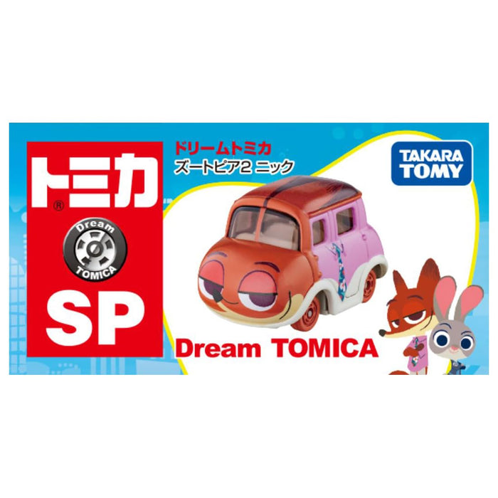Takara Tomy Tomica Zootopia 2 Nick, mini voiture jouet pour enfants de 3 ans et plus.