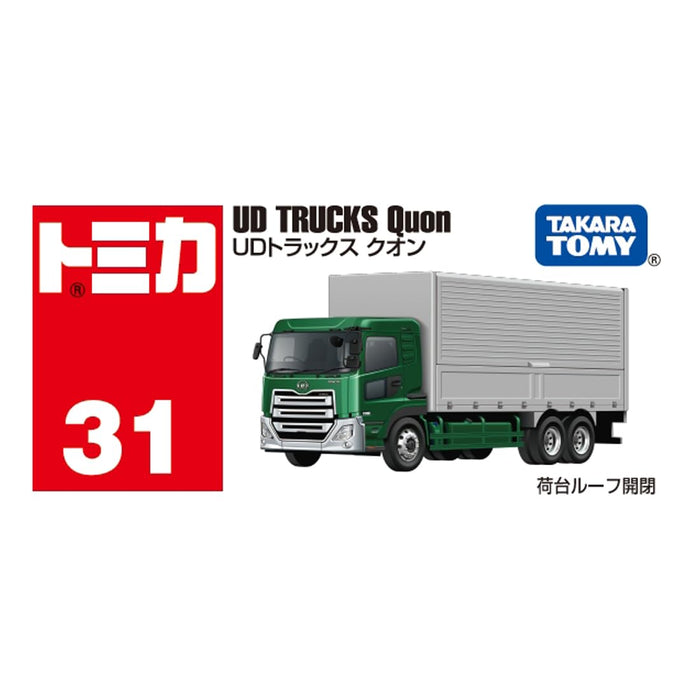 Takara Tomy Tomica No. 31 Ud Trucks Quon Boxed Toy Car for Kids Ages 3+