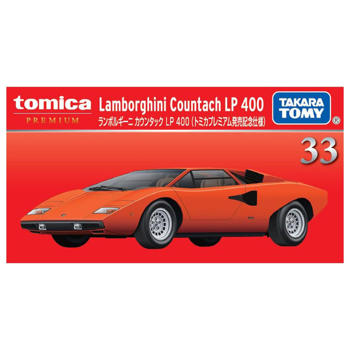 Takara Tomy Tomica Premium Lamborghini Countach LP 400 Miniature Car Toy Ages 6+- Japan Figure Store - #1 Bring To You The Best Japanese Goods