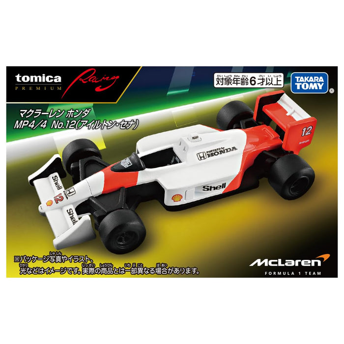Takara Tomy Tomica Premium McLaren Honda MP4/4 No12 Ayrton Senna Model Japan- Japan Figure Store - #1 Bring To You The Best Japanese Goods