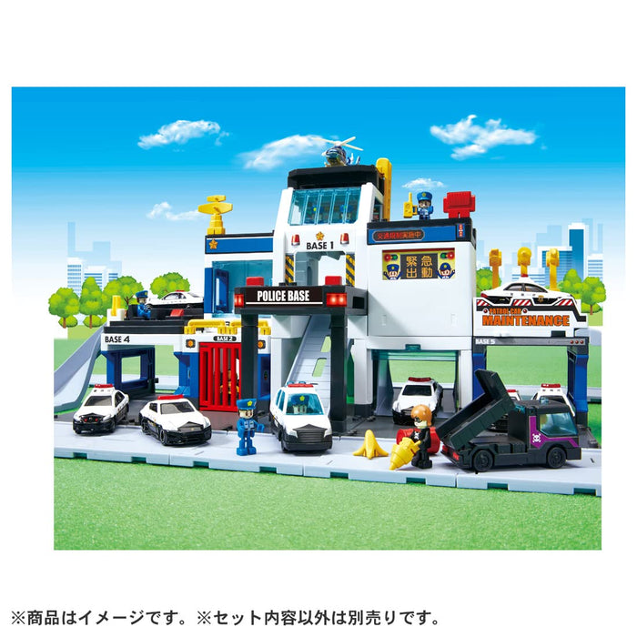 Takara Tomy Tomica Police Base Toy with Mini Car For Ages 3 And Up- Japan Figure Store - #1 Bring To You The Best Japanese Goods