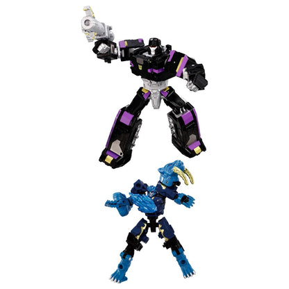 Takara Tomy Wks-04 Shadow Megatron Frost Saber Wild Docking Set