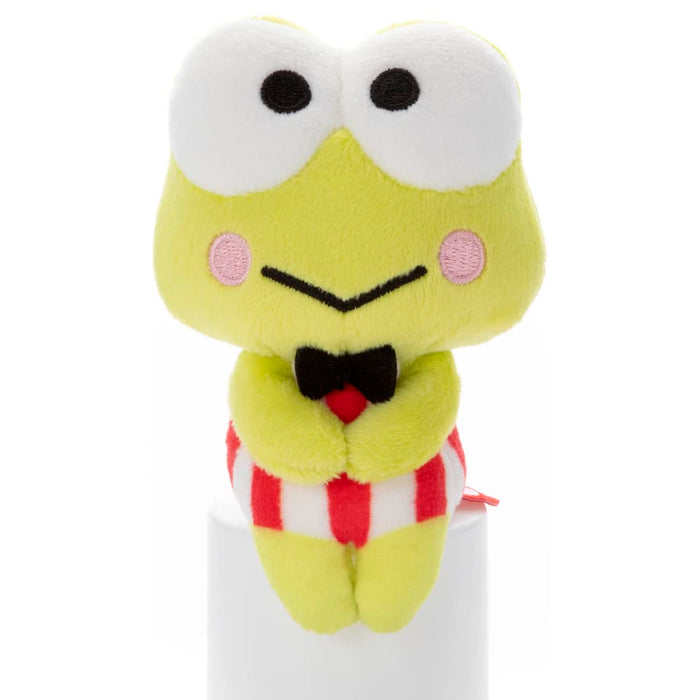 Takaratomy Arts Sanrio Chokkori-San Keroppi Plush Toy 11cm Height- Japan Figure Store - #1 Bring To You The Best Japanese Goods