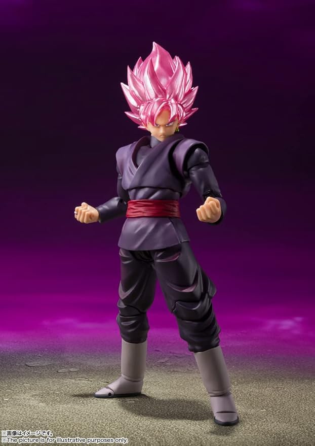 Tamashii Nations Dragon Ball Super Goku Black Super Saiyan Rose Figure 140mm