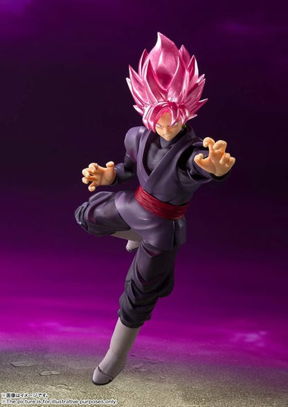 Tamashii Nations Dragon Ball Super Goku Black Super Saiyan Rose Figure 140mm