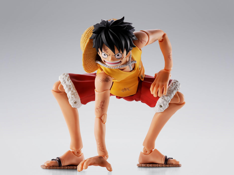 Tamashii Nations S.H.Figuarts One Piece Luffy Marineford Battle 145mm Figure