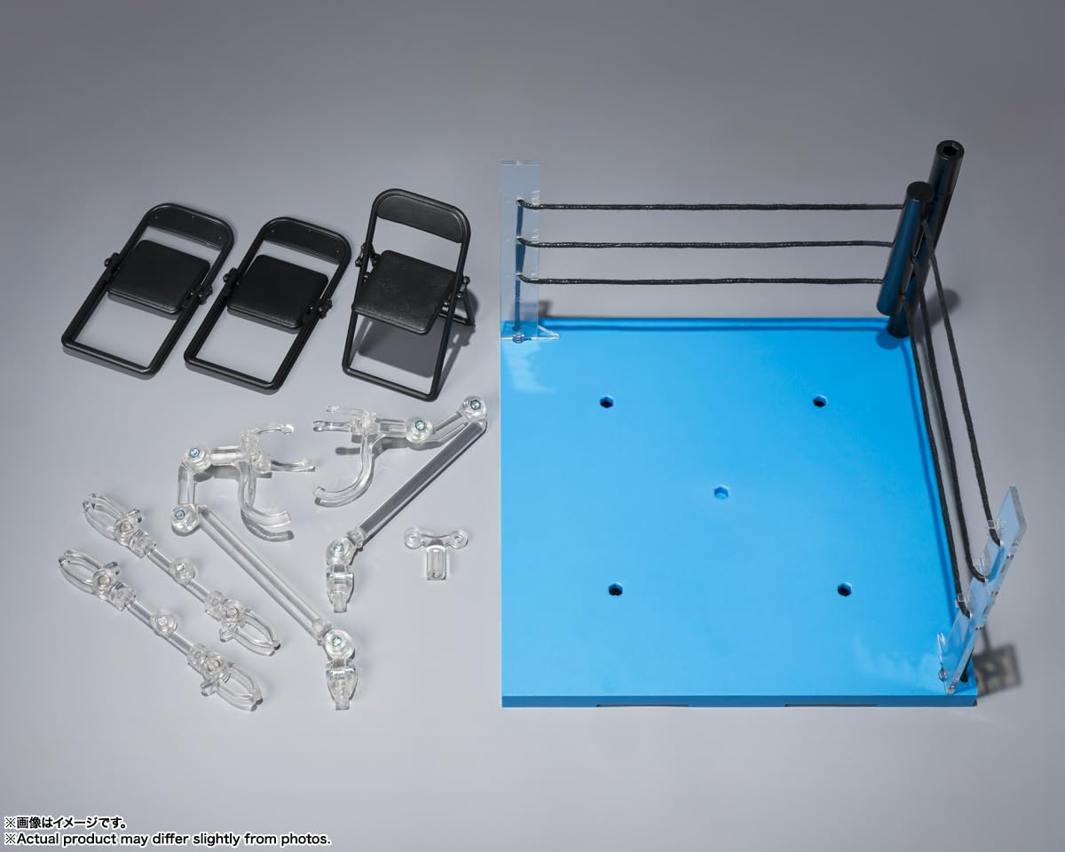 Bandai Spirits Tamashii Stage Act Ring Set with Folding Chair Neutral- Japan Figure Store - #1 Bring To You The Best Japanese Goods