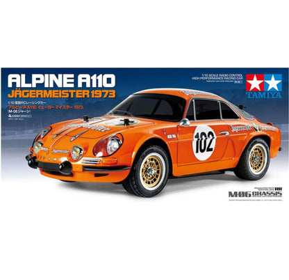 Tamiya 1/10 RC Alpine A110 Jägermeister 1973 M-06 Chassis- Japan Figure Store - #1 Bring To You The Best Japanese Goods