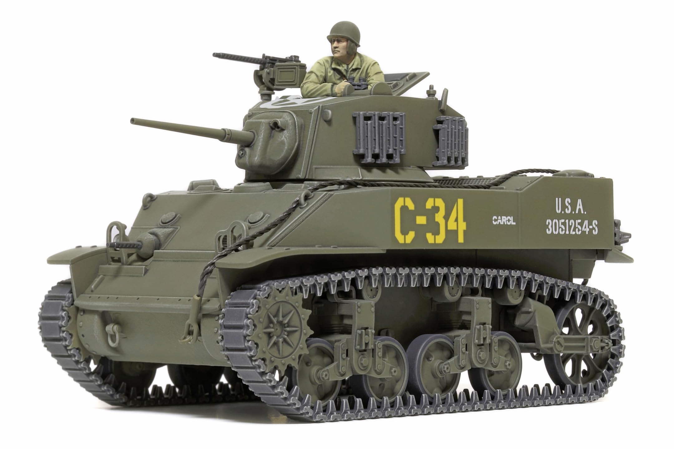 Tamiya 1/48 Modèle de char léger M5A1 Stuart 32606