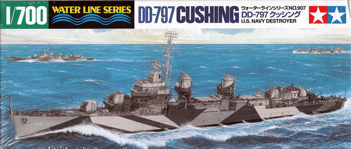 Tamiya 1/700 Waterline Series Fletcher-Class Destroyer 31907 Model Kit- Japan Figure Store - #1 Bring To You The Best Japanese Goods