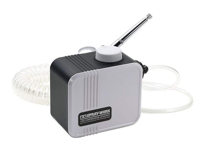 Tamiya Airbrush System No.63 Spray Work Compressor with Supermax Airbrush 0.3D- Japan Figure Store - #1 Bring To You The Best Japanese Goods