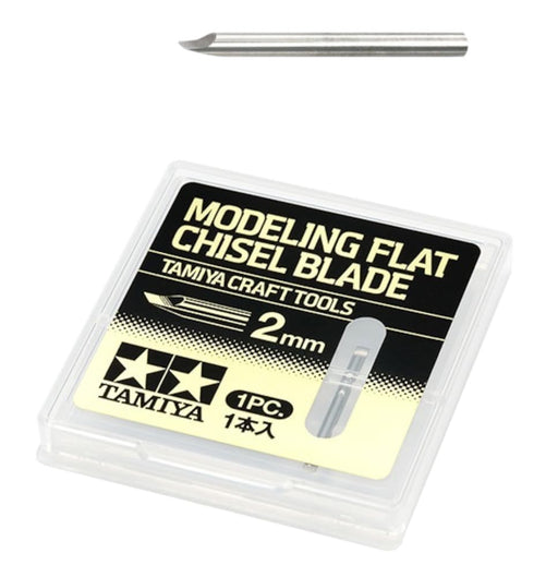 Tamiya Modeling Blade 2mm Flat Chisel Model Tool Craft Tool Series 74143- Japan Figure Store - #1 Bring To You The Best Japanese Goods